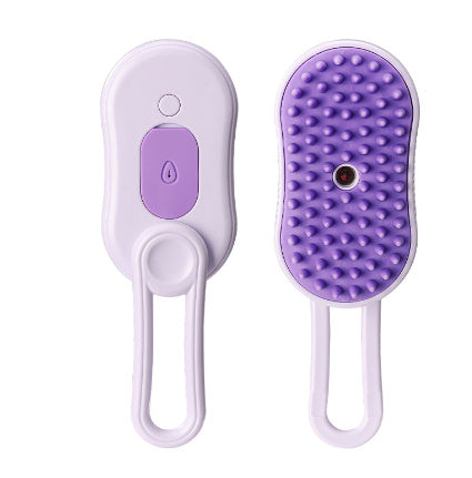 3-in-1 Cat Steam Brush – Self-Cleaning Pet Grooming Tool for Hair Removal & Massage